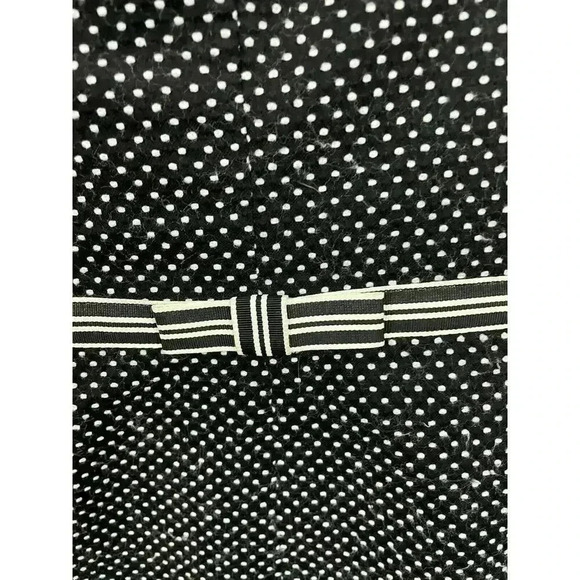 Ann Taylor Dress Black Strapless White Polka Dot Sheath Built-in Bra Size 6 - Picture 11 of 16